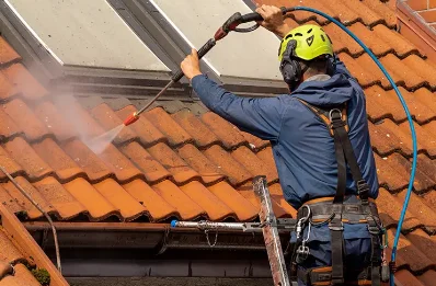 Démoussage et hydrofuge de toiture au Donzeil